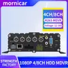 Taxi Bus DVR 4channel 8Channel 1080P 4CH Car H.265 MDVR School Van Surveillance Support D 4TB HDD