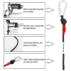 Acessórios 20 metros de escape de emergência corda com escalada de ímã de pesca corda de nylon de nylon de 8 mm corda trançada com bloqueio seguro