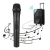 Microphones Universal UHF Wireless Handheld Microphone Professional Audio Amplifier för karaoke mic för att sjunga prestanda ljudförstärkare