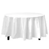 Tableau de table blanc jetable peva décoratif nappe en plastique solide 1pc