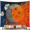 Tapisserier Wall Art Tapestry Interior Sun Out of Mind Målning Dekor för rumsdekoration Bakgrundsbilder Årets estetiska hem Y2K