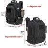 Backpack grande 60l Tactical para homens mulheres Laptop de viagens para caminhadas resistentes à água ao ar livre