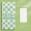 Semanas Mão Ledger Bensen Series Ins Beauty Notebook Sparkling Capa Controle de grade pequeno portátil fresco aleatório 1 livro