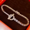 Designer Luxury Women Charm 925 Silver Charm Bracelets Brand Classic ingelegd volledige diamant moeder sieradencadeau