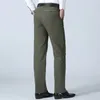 Men's Pants Summer Thin Casual Suit Autumn Thick Cotton Classic Business Fashion Stretch Trousers Male Brand Clothes