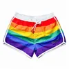 Swimwear Men's Rainbow Beach Shorts pour hommes nageurs Swimmink Y Gay Boxer Brief