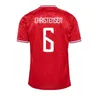 24 25 Denemarken voetballen Jerseys Hojlund 2024 Euro Eriksen Kit Home Red Kjaer Hojbjerg Christensen Braithwaite Laudrup 1986 Retro Denemarken Vintage Jersey voetbalshirt