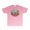 Rhude Brand SummerTシャツメンズデザイナーTシャツファッションコットンショーツRH038デザートココナッツプリント短袖TシャツサイズS-XXL