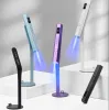 Dryers Manicure Metal Pen UV Light Lamp With Display Portable Power Phototherapy UV Led Lamps Mini Handheld Light Nail Art Supplies