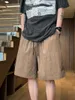 Men's Shorts Summer Ice Silk Fashion Casual Trend Loose And Comfortable Multi-pocket Overalls Sports Outdoor B11