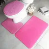 Maty do kąpieli 2024 3PC/działka łazienka dywan domowy stóp toalety podkładka super miękka mata dywan kuchenny wyciekacze dekoracje dywaniki