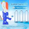 Gun Toys Doki Toy Senaste 1500 ml Water Gun Toy Kids Beach Squirt Toy Pistol Spray Summer Pool Outdoor Toy Kids Toy Party Favors 240408