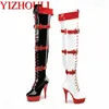 Dance Shoes 15cm Super Sexy High-heeled Women's Nightclub Pole Dancing Boots Model Props Dress Up