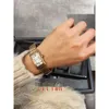 Diseñador Tank Watch Cater WomenWatch 5A Movimiento de cuarzo suizo de alta calidad Relojes Correa de cuero Plata Diamante Diamond Tank debe vigilar con Watchbox S78B