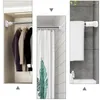 Shower Curtains Hole-free Rod Practical Curtain Pole No Punching Home Door Abs Drying Clothes Stretchy Tower Curved Bar