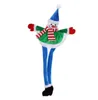 Party Hats Funny Santa Claus Snowman Hat Christmas Thanksgiving Decoration Moving Hand Airbag Soft Cap Adultchild CarnivalParty2897468