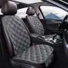 Zasłony lniane siedzenie samochodowe lniane tkaniny samochodowe osłony siedzenia oddychające krzesło Ochrata Pad Mat Universal for Car Truck SUV