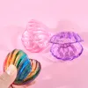 Liquids 1Pcs Sea Shell New Crystal Glass Acrylic Powder Liquid Nail Cup Dappen Dish Lid Bowl Cup Holder Equipment Nail Art Tools