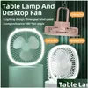 Printers Fan Cam draagbare oplaadbare mini -ventilatoren luchtkoeler conditioner USB Elektrisch opladen Home Standing Stand Mobile Drop Deliv Otyyl