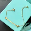 Charm Bracelets Classic Bracelets Chain Bracelet Link Chains Fashion Adjustable Bracelet GoldPlated With Color Birthday ValentineS Day Gift Fas Y240416OLIK