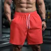 Mäns shorts 2024 Mens Solid Color SwimeWear Summer Beachwear Surf Gym Manlig Casual Daily Half Pants Men Clothing Ropa Hombre