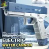 Gun Toys Boy Electric Auto Repeater Water Gun Distol Watering Waters Fight Summer Outdoor Beach Shooting Toys Toys for Children Wilds 240408