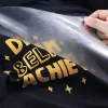 Filmler Isı Transferi Vinil HTV Paketi: 10 Paket Altın 12 "x10" tabakalar Tshirts kumaşlarda DIY demir için