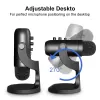 Microfoons condensor microfoon Gmark POP4 USB Tabletop microfoon ASMR Echo Realtime Monitoring Cardioid voor studio -opname YouTube Live