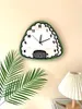 Wall Clocks Japanese Cartoon Rice And Vegetable Roll Creative Decoration Clock Restaurant Sushi Silent