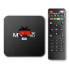 Box 2uidid Mx Pro BluetoothスマートテレビボックスAndroid 10 DDR3 8G EMMC 128G 2.4G 5G WIFI BT AV1メディアプレーヤーTBOX 4K 100MセットトップボックスMX