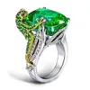 Exquisite Unique Spider Fog Finger for Women Shiny CZ Crystals Stone Animal Rings Female Anel Accessories Gifts