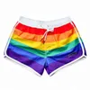 Swimwear Men's Rainbow Beach Shorts pour hommes nageurs Swimmink Y Gay Boxer Brief