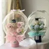 Party Decoration 5pc Giant Clear Bobo Balloons Stora transparenta PVC Bubble Wide Mouth Design till Stoppning Dolls Gift Ballon