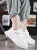 Walking Shoes TAFN Women's Casual Sneakers Elevator Skateboard Trainers Solid Color Running Sport Round Toe Skate Flats Sneaker