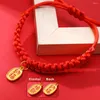 Colliers de chien Colliers de boulangerie réglable pour animaux de compagnie Red Longévité Golden Lock Collier Chiens Cat Année Festive Bijoux Colliers Fabriés ACCESSOIRES