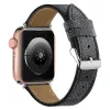 Luxury Apple Watch Ultra 2 Series 9 Band 38 40 41 42 44 45 49 mm Flower Leather Watchs Strap armband för IWATCH 8 7 6 5 4 SE Designer Watchbands