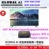 Box NewGlobal AI 3FNF/5FNFアジアベストアンドロイドテレビボックスAIボイスデュアルWIFI 4+64GBホットカナダUSA SG EVPAD TV BOX 6P 6S