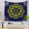 Tapissries Home Decorative Wall Hanging Carpet Tapestry Rectangle Bedstrast Mandala Flower Målningsmönster GT1181