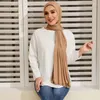 Ethnic Clothing Hijab Scarfs For Women Premium Jersey Hijabs Muslim Cotton Khimar Para Mujer