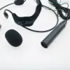 Microfones Professional ME3 Condensador de fone de ouvido Microfone XLR 3pin Phantom Power Music Mics 5m para Mixer