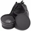 Accessoires 52 mm 0,45x Wijd hoeklens + RO -lens voor Nikon DSLR -camera's met 52 mm UV -lensfilter Draad gratis verzending