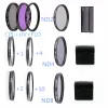 Accessories 49 52 55 58 62 67 72 77 Mm Ro Closeup Filter +1+2+4+10 Set&uv Cpl Fld&nd2 4 8 Lens Filter for Canon Sony Camera