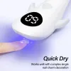 Séchants 2022Newest Portable Portable sans fil lampe à ongles à LED à LED rechargeable UV Light Dolphin Dolphin Gurring Guring Nail Rust