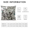 Pillow An Image Of Explosion Sparkly Silver Glitter Glass And Mirror Throw Couch S Covers For Living Room