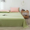 Bedding Sets 2024 Long-staple Cotton Four-piece Bed Sheet Star And Moon Pattern Plain Light Luxury Models Denim Pink Green