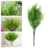 Decoratieve bloemen stengels kunstmatige asperges varen gras gras hoge kwaliteit struikbloem thuiskantoor groene plastic plantentafel decors