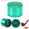 GRINDER HERB 40/50mm a 4 mm a 4 strati piccoli circolari macinacapelli portatile in lega di zinco in lega a base di bidoni del tabacco Accessori per tubi dell'acqua per frantumi di frantumista Q240408