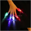 LED Light Lights 10 Buah Lampu Cincin Jari Anak Bercahaya Mainan Konser Menyala Warna Acak 230905 Drop Delivery Toys Hights Lighted DHSL8