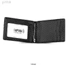 Clip di denaro Nuovi uomini anti -RFID vera clip moneta in pelle Moneta Bifold Mash ID Cash Case Caso