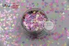 Glitzer RJ3363 Pearlescent Mix Farben Schmetterlingsform 3,0 mm Glitter für Nagelkunstnagelgel Make -up oder DIY -Dekoration